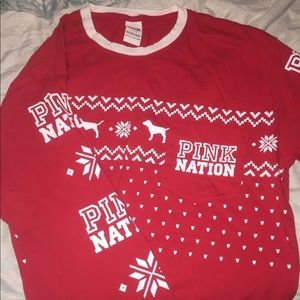 Pink nation long sleeve